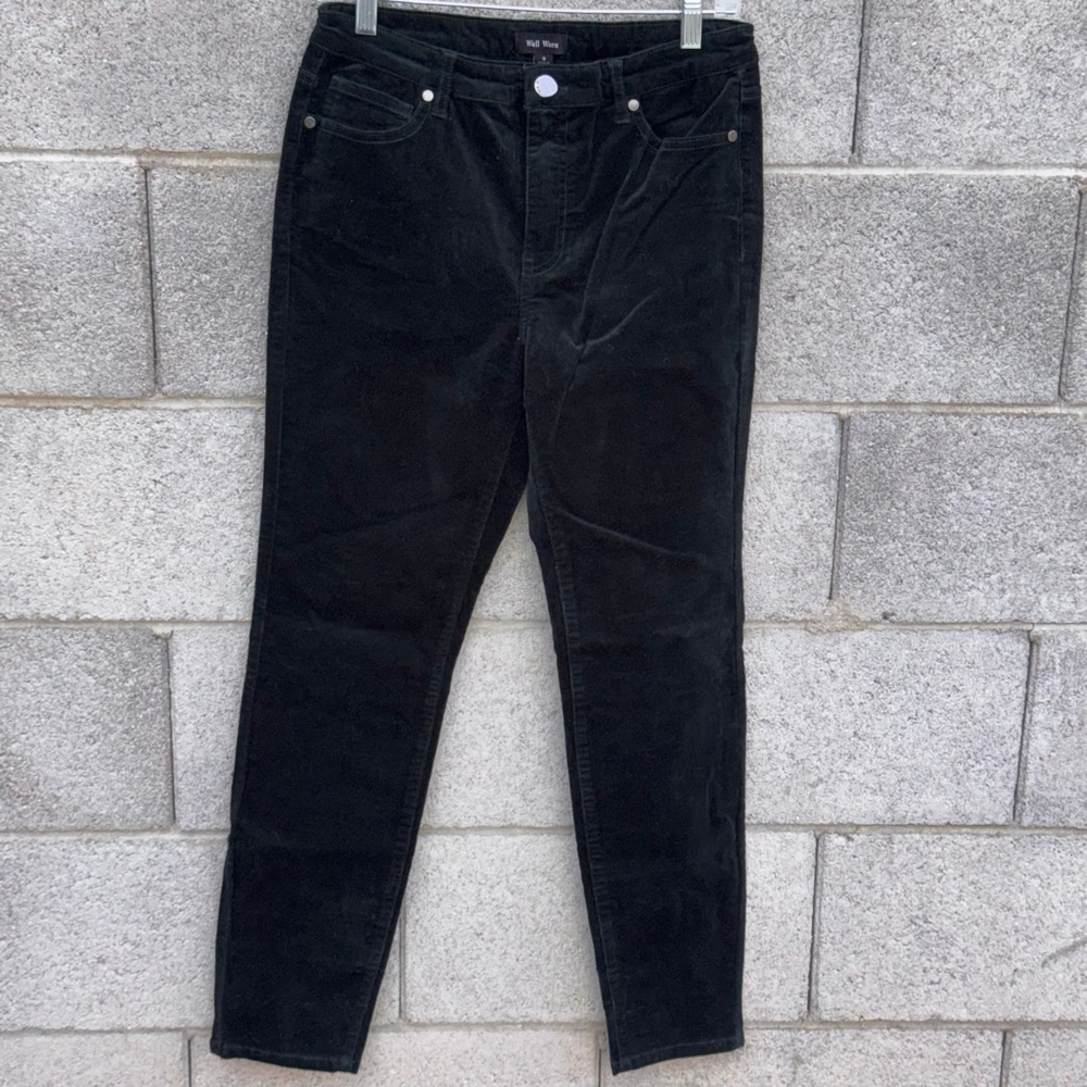 NWOT Wall Way Corduroy Dark Green Olive Pants Size 8